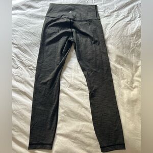 Lululemon cropped gray leggings